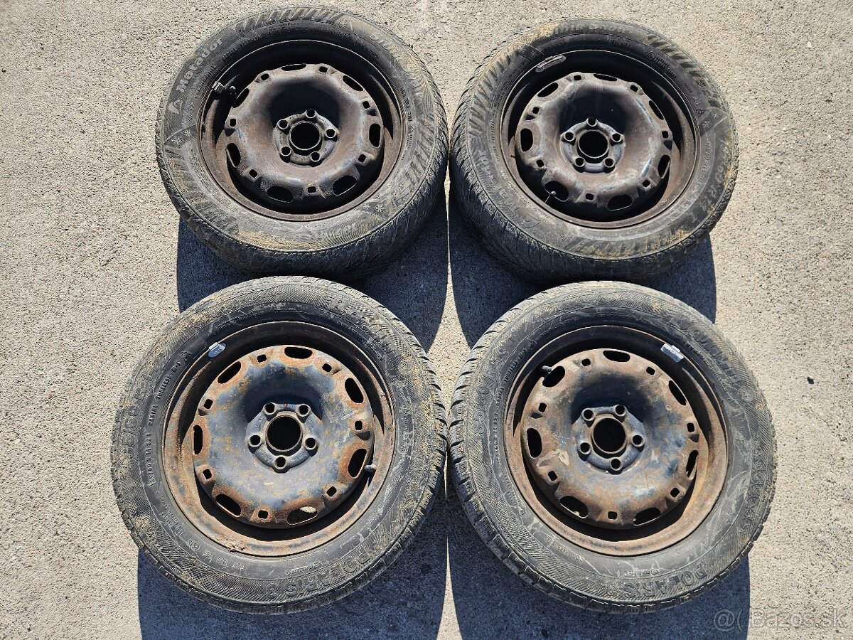 Predám zimnú sadu plecháčov 5x100 r14