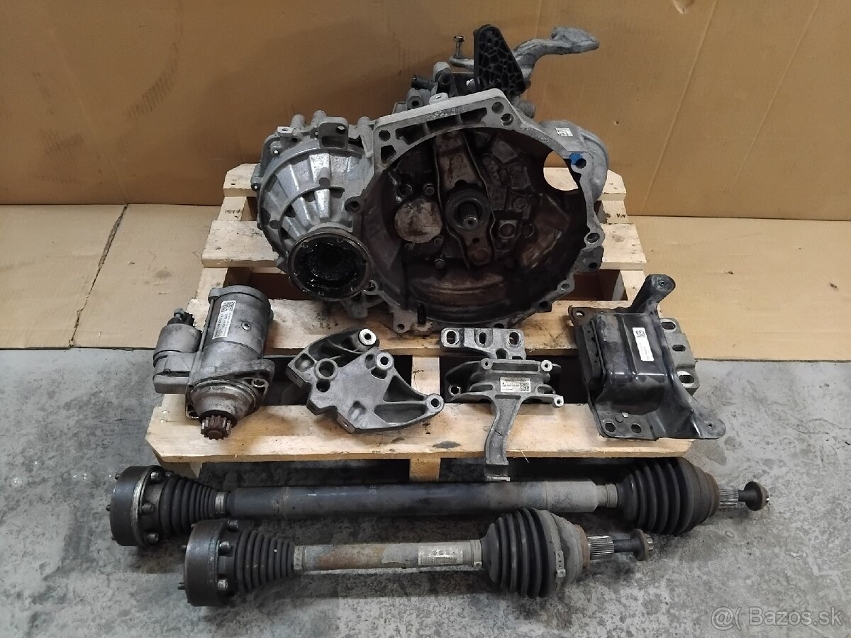 5 st. prevodovka MWW + spojka, štartér, poloos