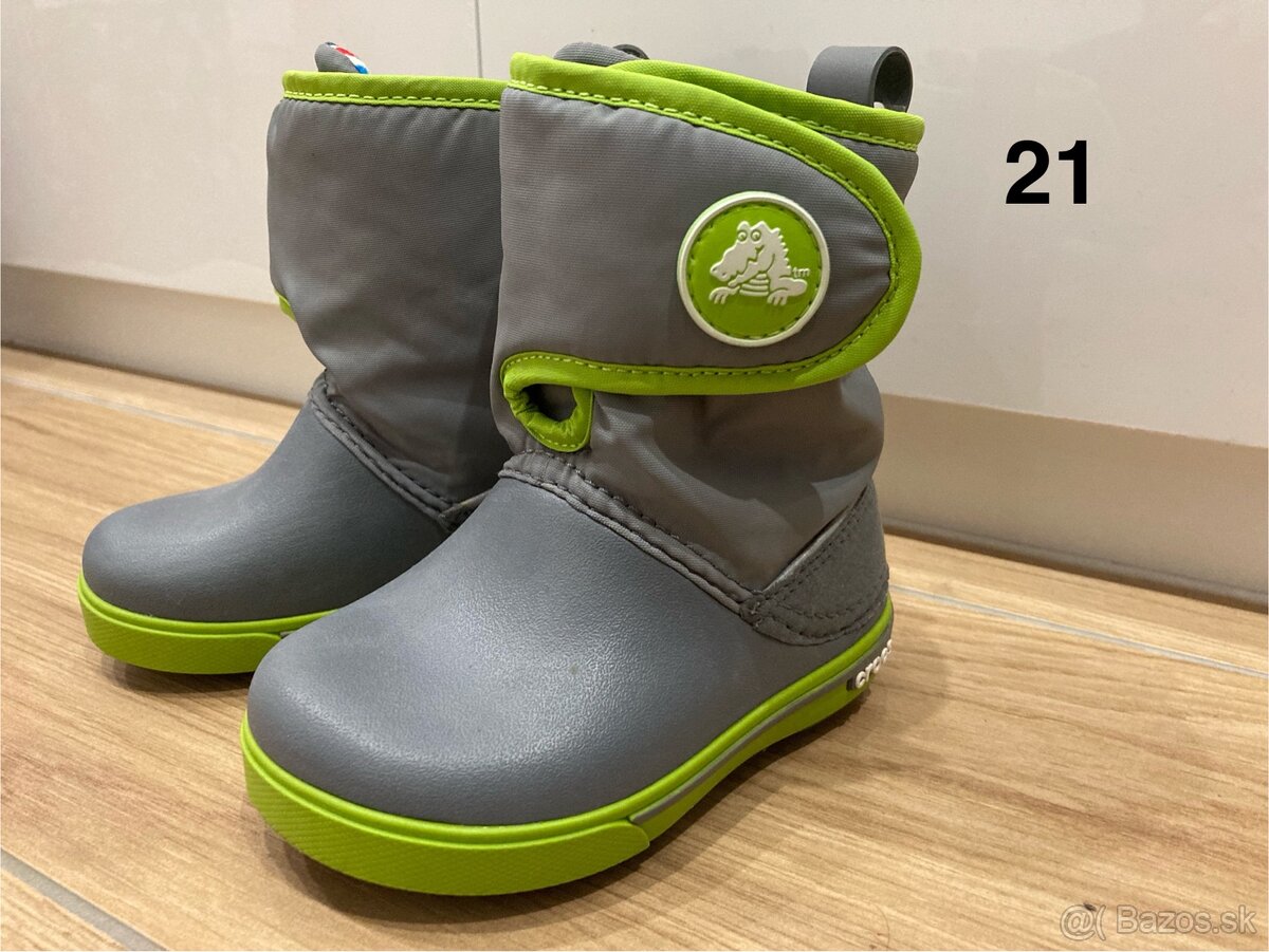 Detské crocs zateplené gumáky C6 (22/23)