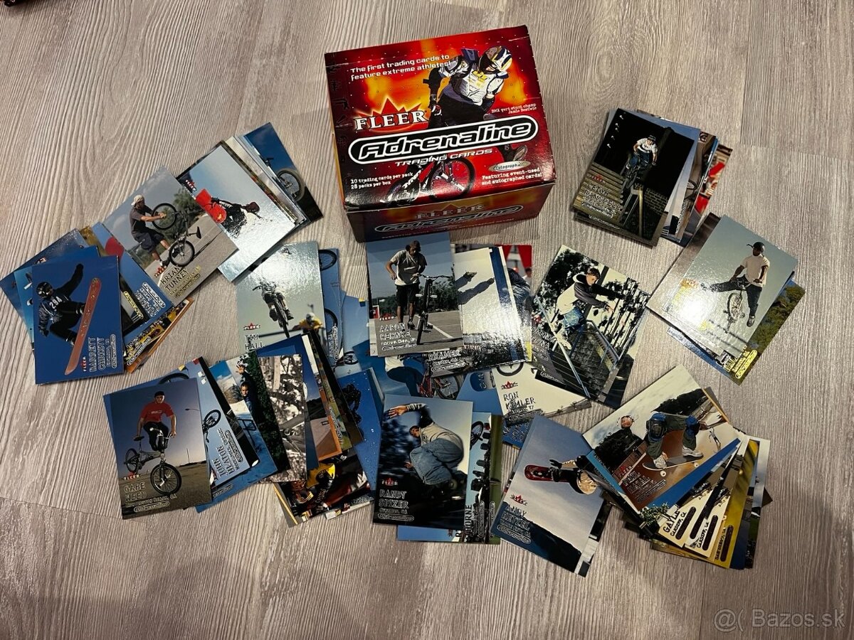 Fleer Adrenaline (2000) - zberateľské karty