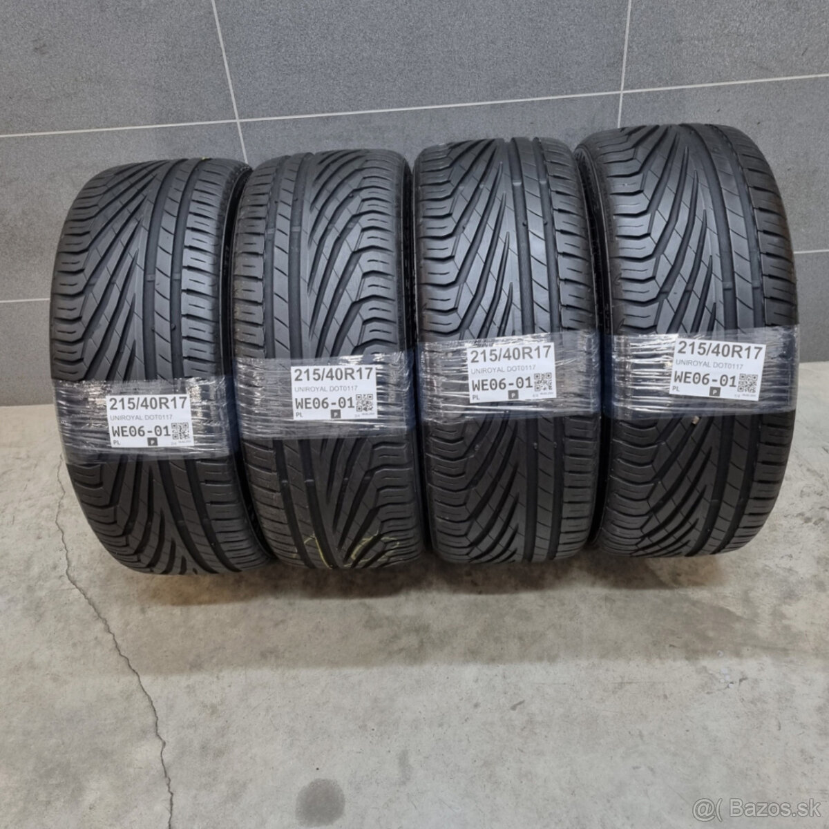 Letné pneumatiky 215/40 R17 UNIROYAL