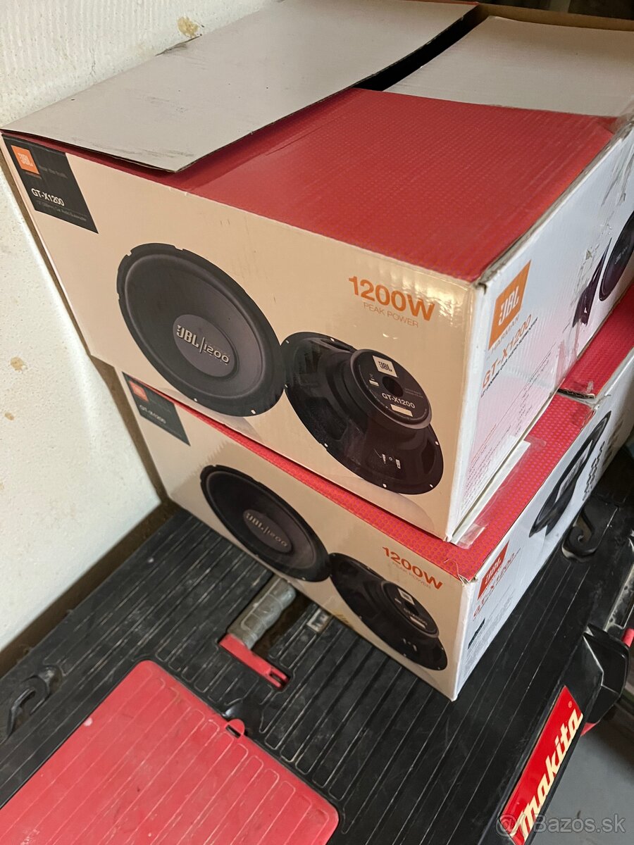 2x JBL GTX1200w 2400w