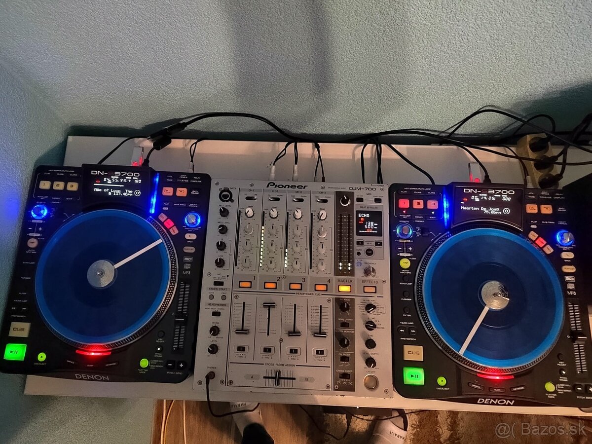 DENON DN-S 3700 + PIONEER DJM 700