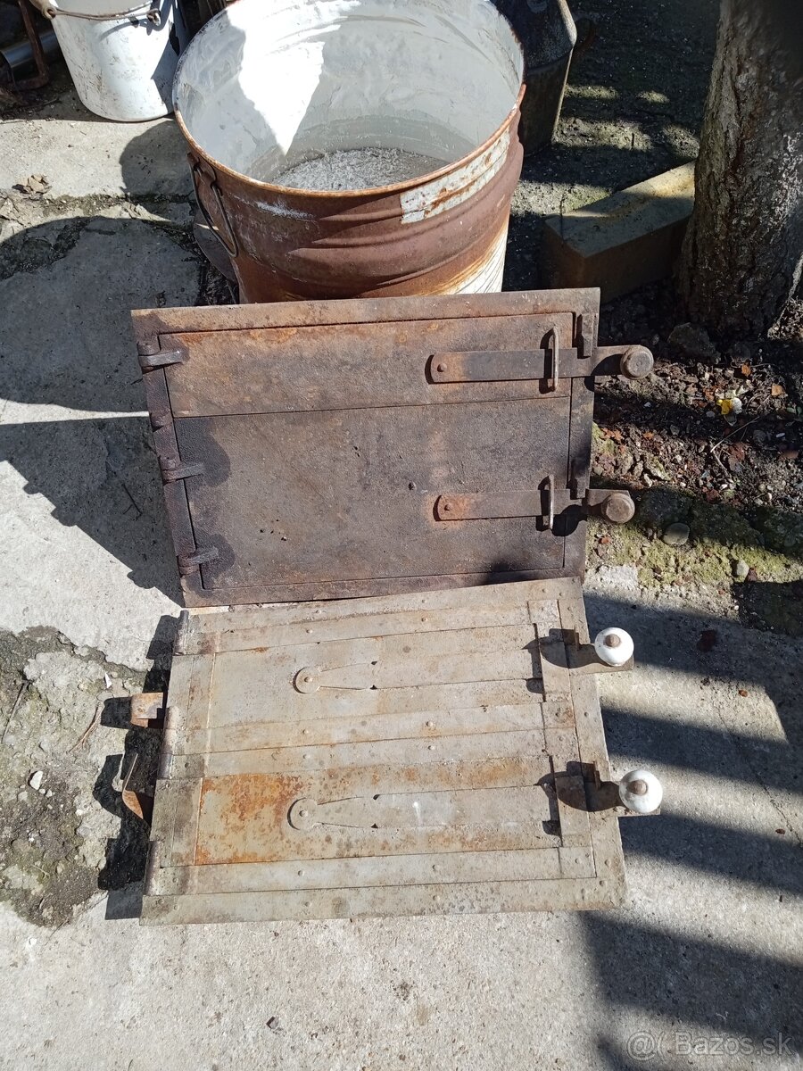 Dvierka na pec liatinový hrniec