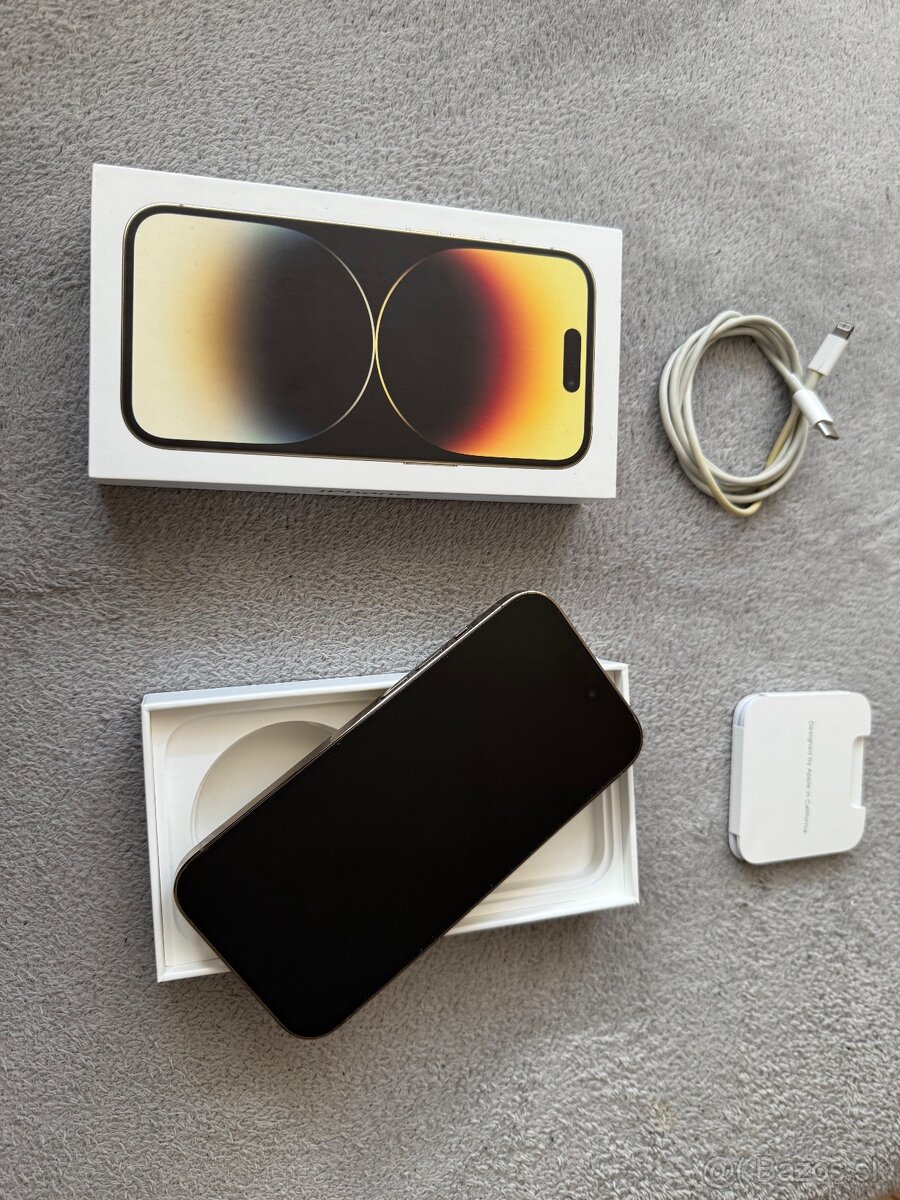 Predám Apple iPhone 14 PRO 256GB Gold Stav Nového Telefónu