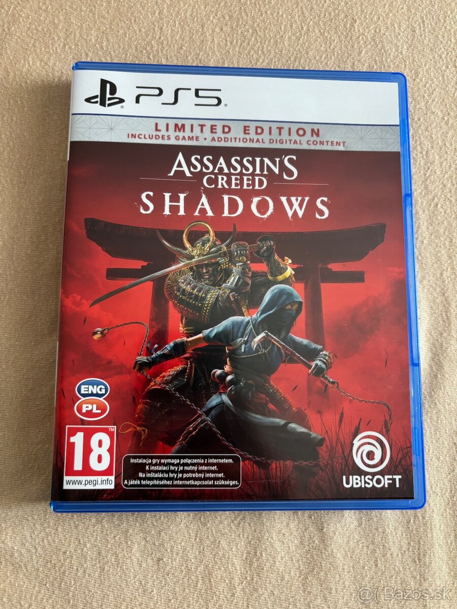 Predám hru Assassin’s Creed Shadows na PS5
