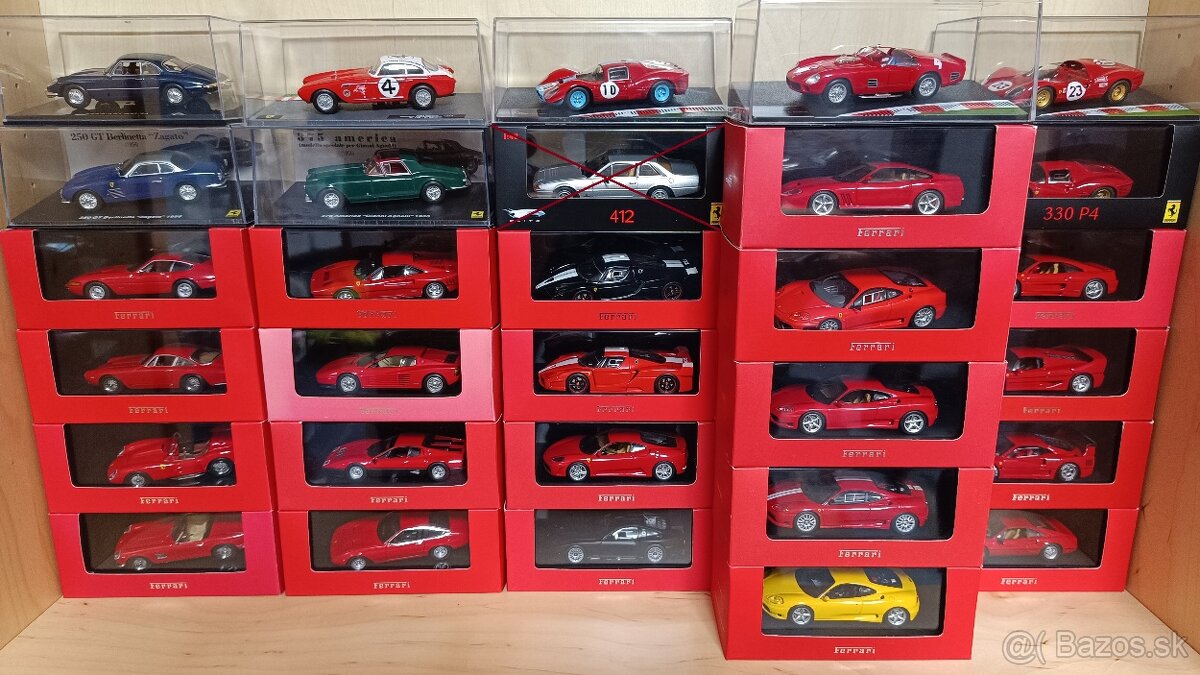 AUTOMODELY FERRARI 1:43 – časť 1