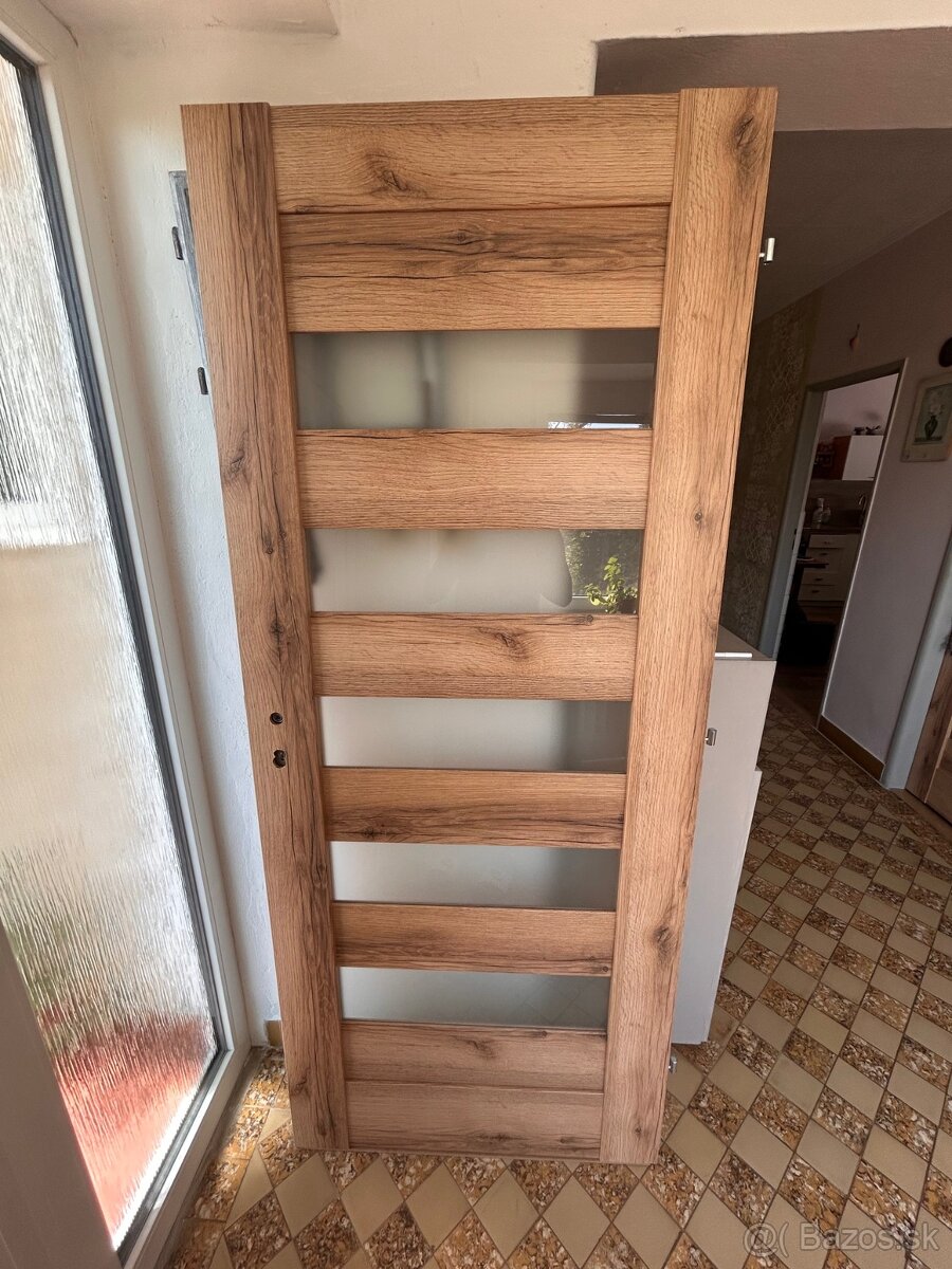 dvere lave 80 cm dub natura