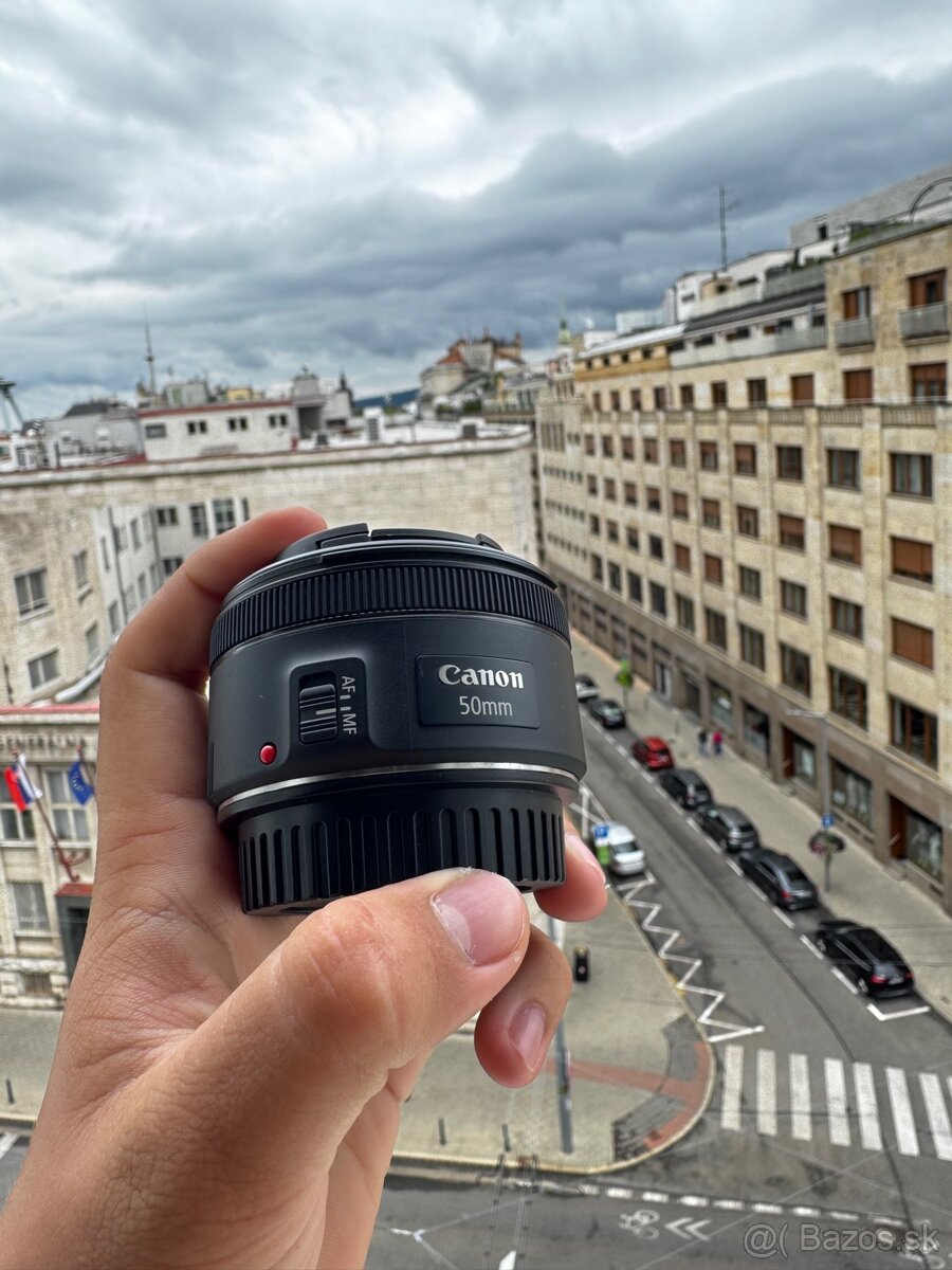 Predám objektív Canon EF 50mm f/1.8 STM