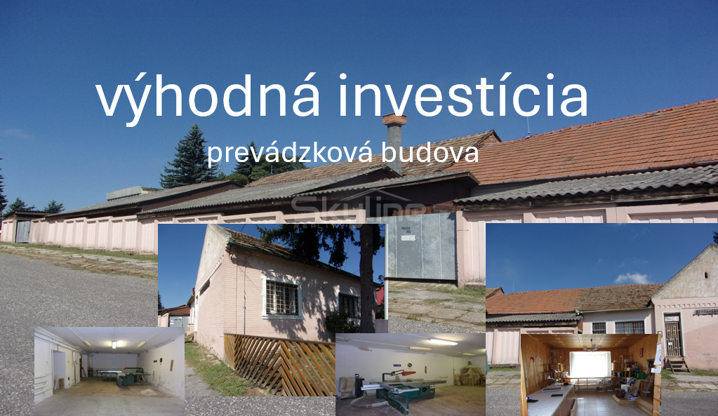 Exkluzívna ponuka - prevádzková budova 400 m2, Plavé Vozokan