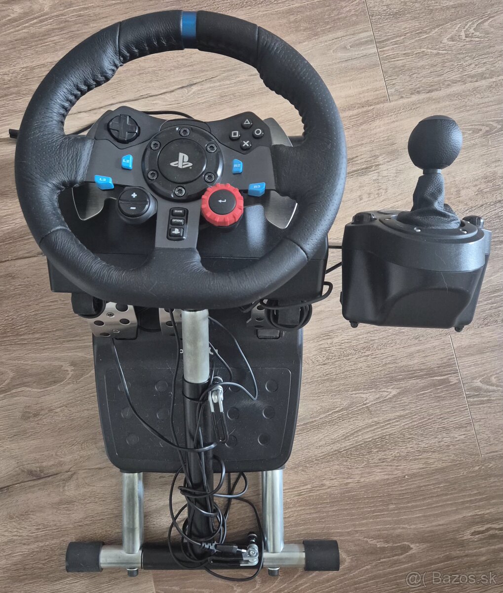Logitech G29 + riadiaca paka + wheel stand pro