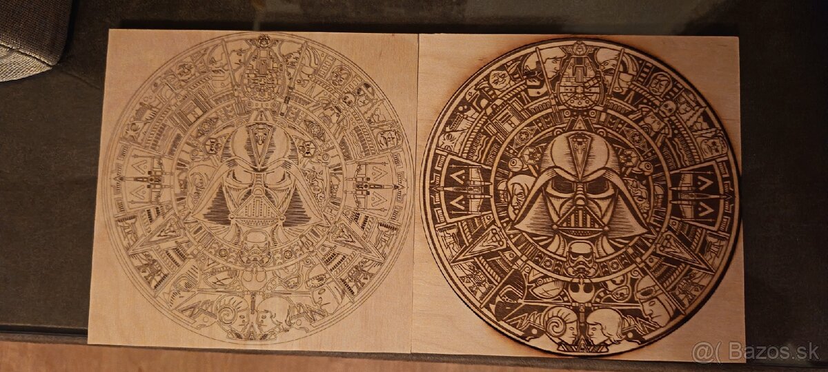 Predám star war garvirovaný obraz