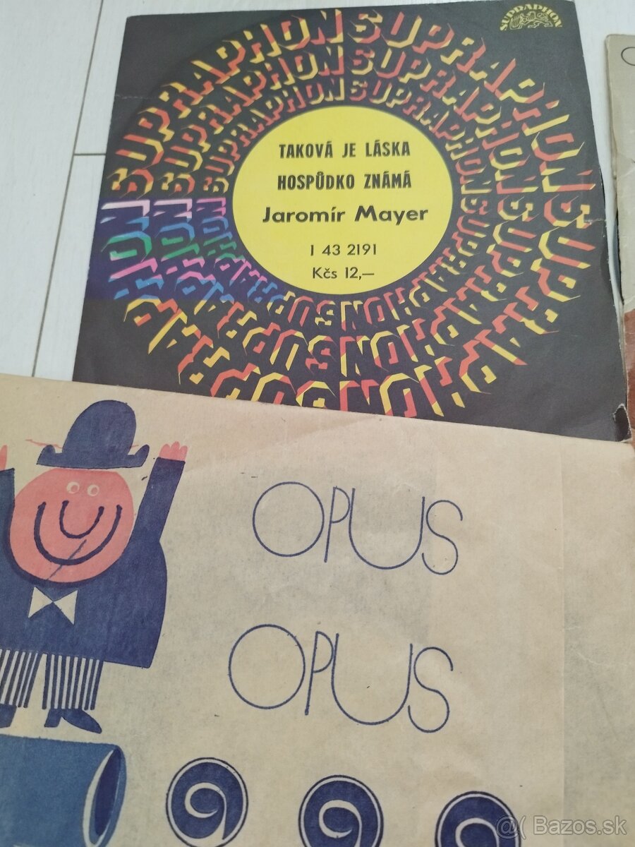 Predám LP platne Supraphon-Opus