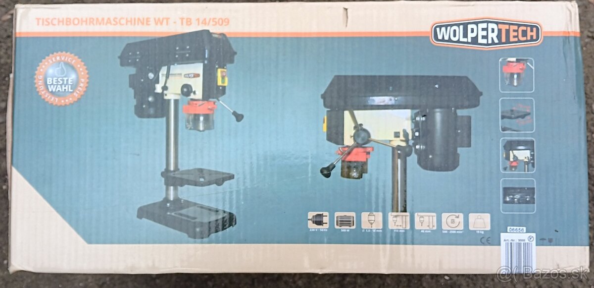Stolová vŕtačka WOLPERTECH