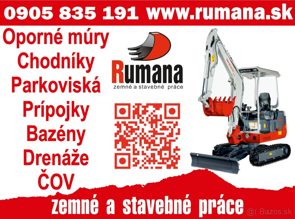 ZEMNÉ PRÁCE | OKRES ŽILINA A OKOLIE – RÝCHLO, KVALITNE