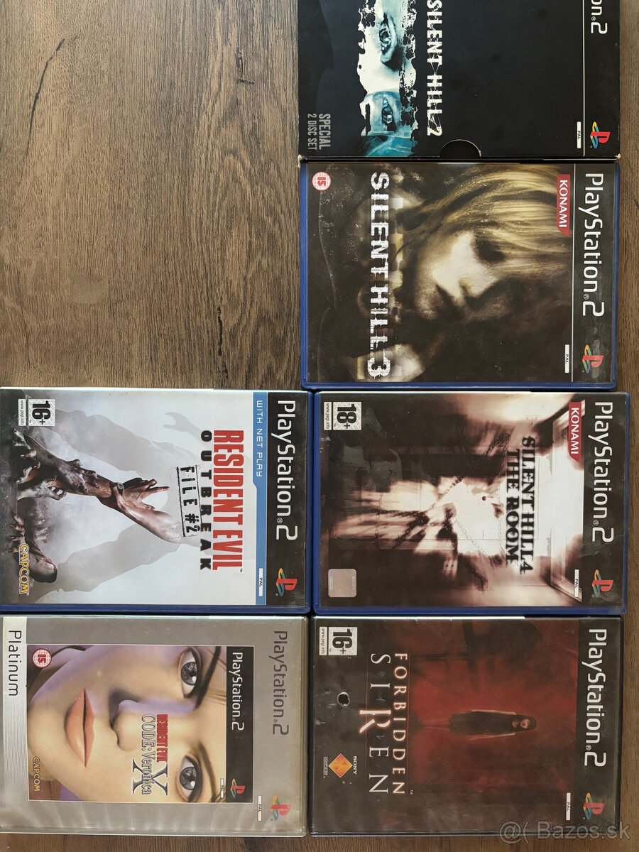 Zberateľské PS2 hororové hry