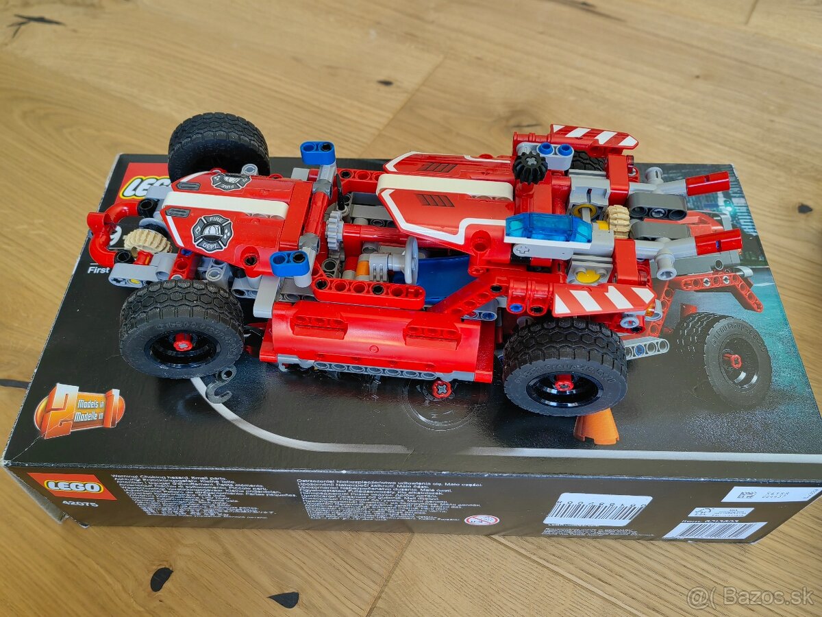 Predám lego 42075 podľa obr, 2v1 záchranné auto.