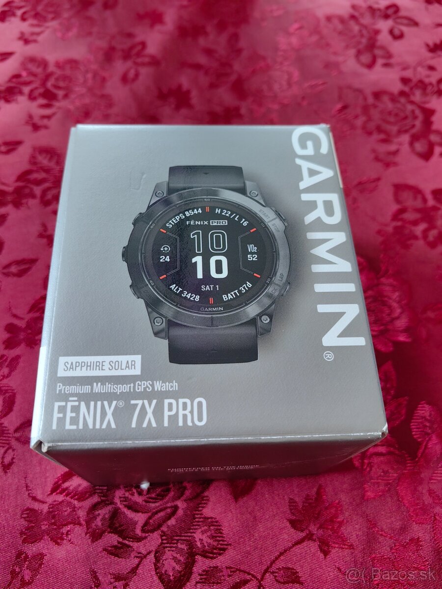 Garmin Fenix 7x pro saphire solar