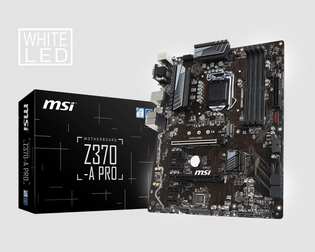 Herná doska MSI Z370-A PRO, socket 1151 / 8+9 gen. INTEL