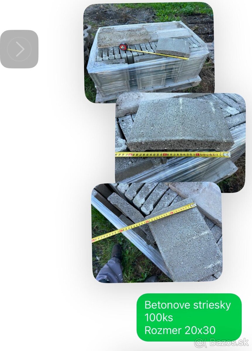 betonové striežky