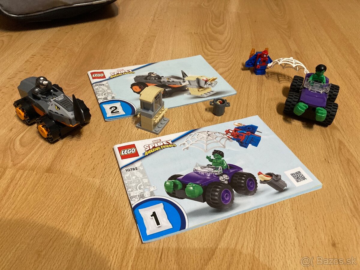 Lego Marvel Spidey amazing friends Hulk vz. Rhino