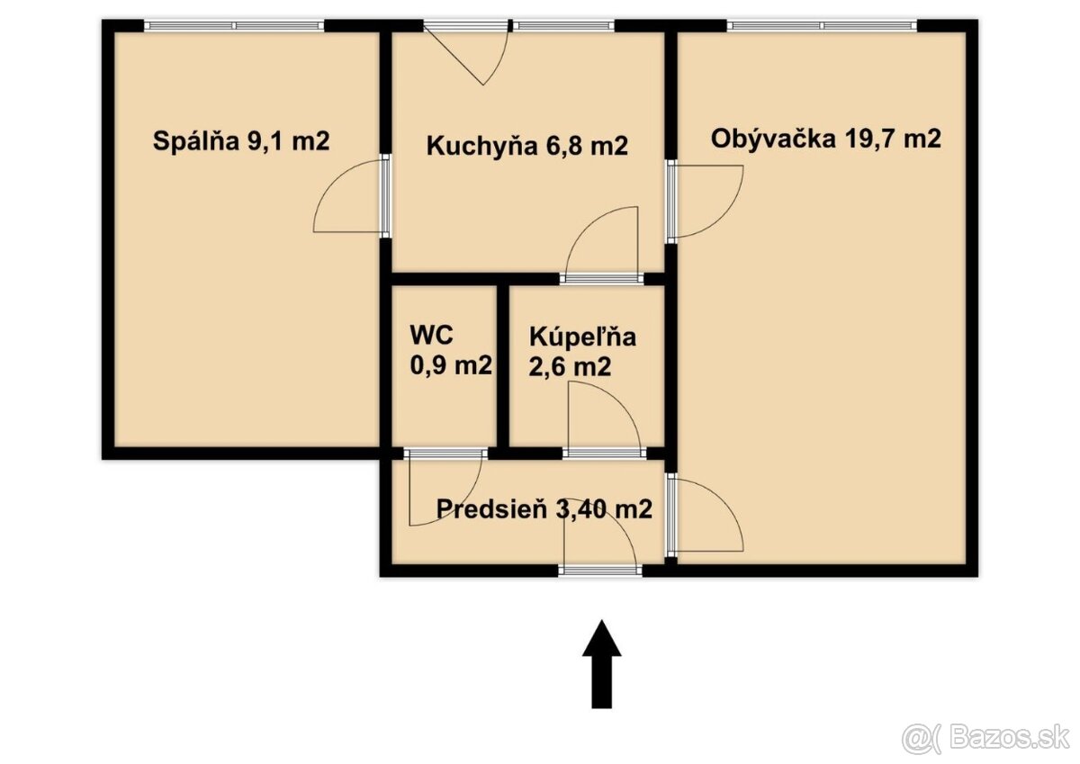 2 izb. byt po novej rekonštrukcii - Hanulova ul.