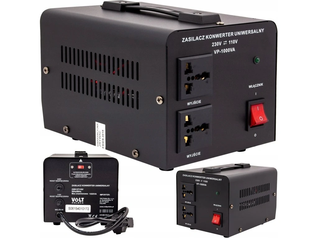 Menič napätia VOLT VP-1000VA zo 110V na 230V - 1000W