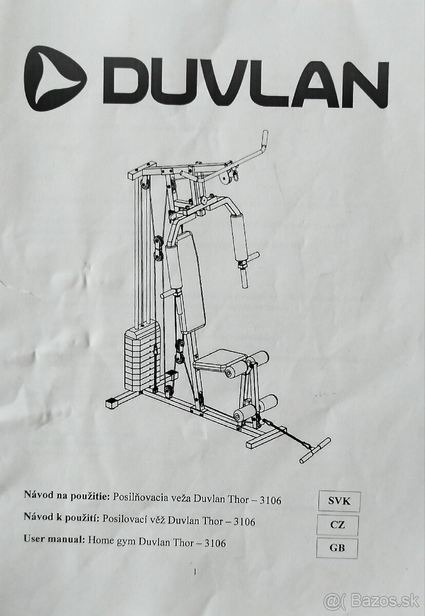 Posilňovacia veža Duvlan Thor - 3106
