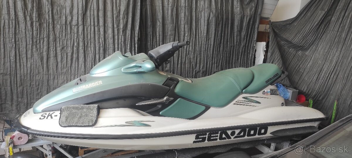 sea doo gtx rfi - poškodený motor rotax 787 s TP