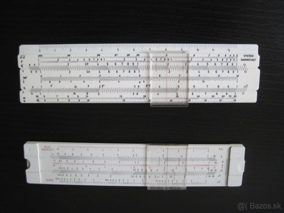 logaritmické pravítka