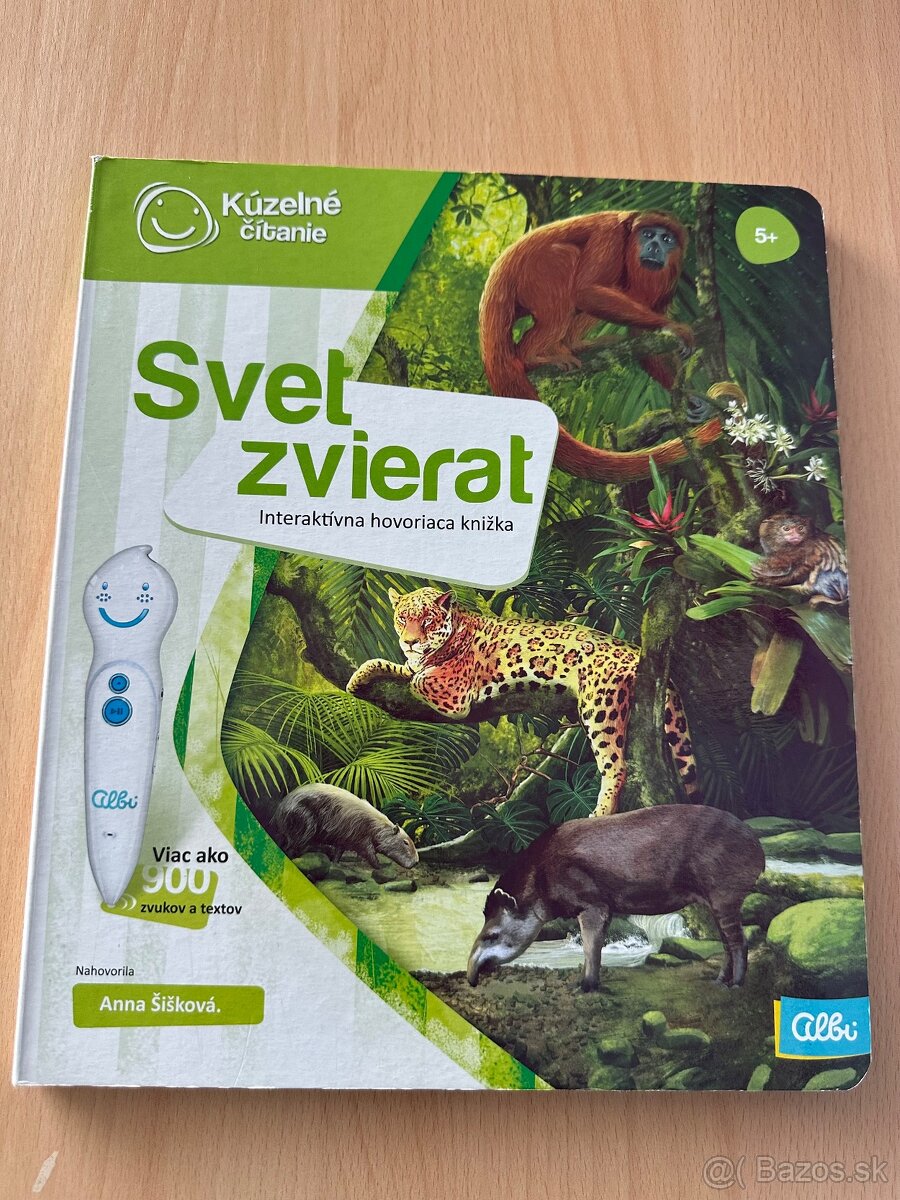 Kúzelné čítanie Albi - Atlas sveta, Svet zvierat