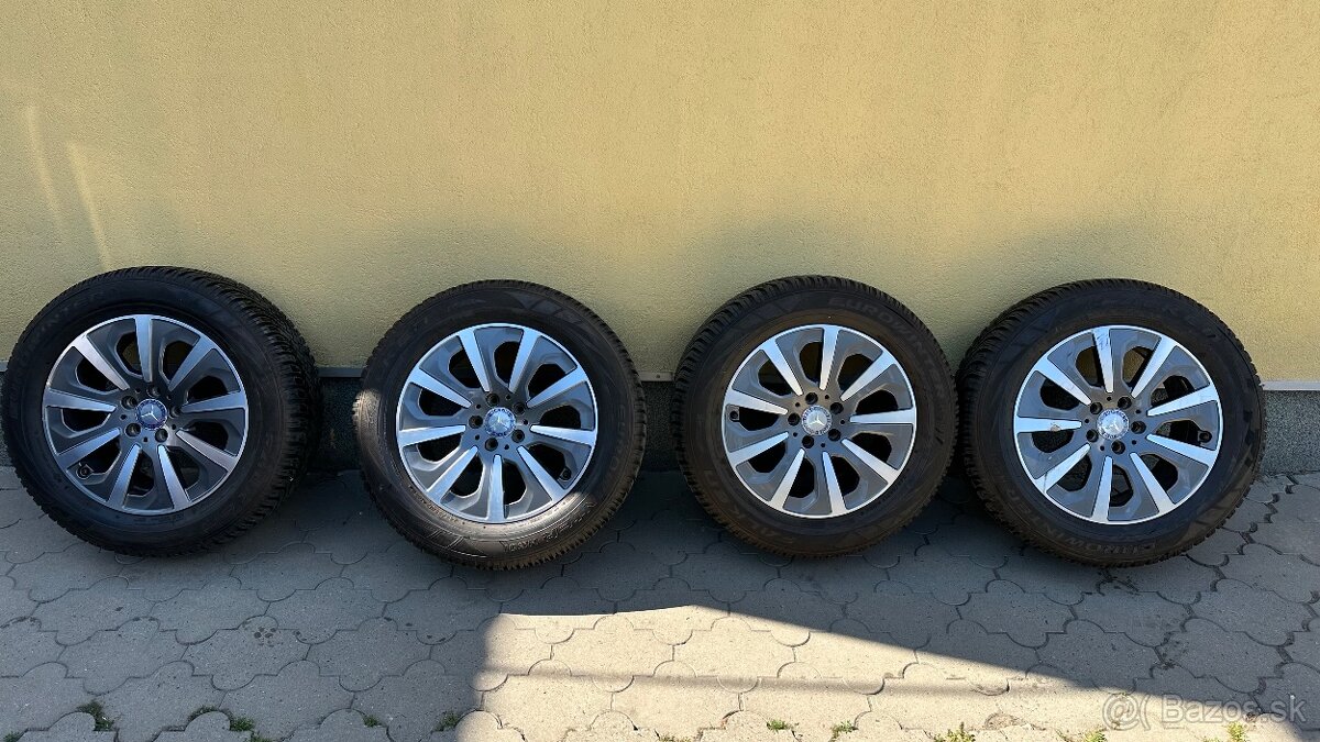 Predam na mercedes E originálnu zimnú sadu kolies 245/55R17