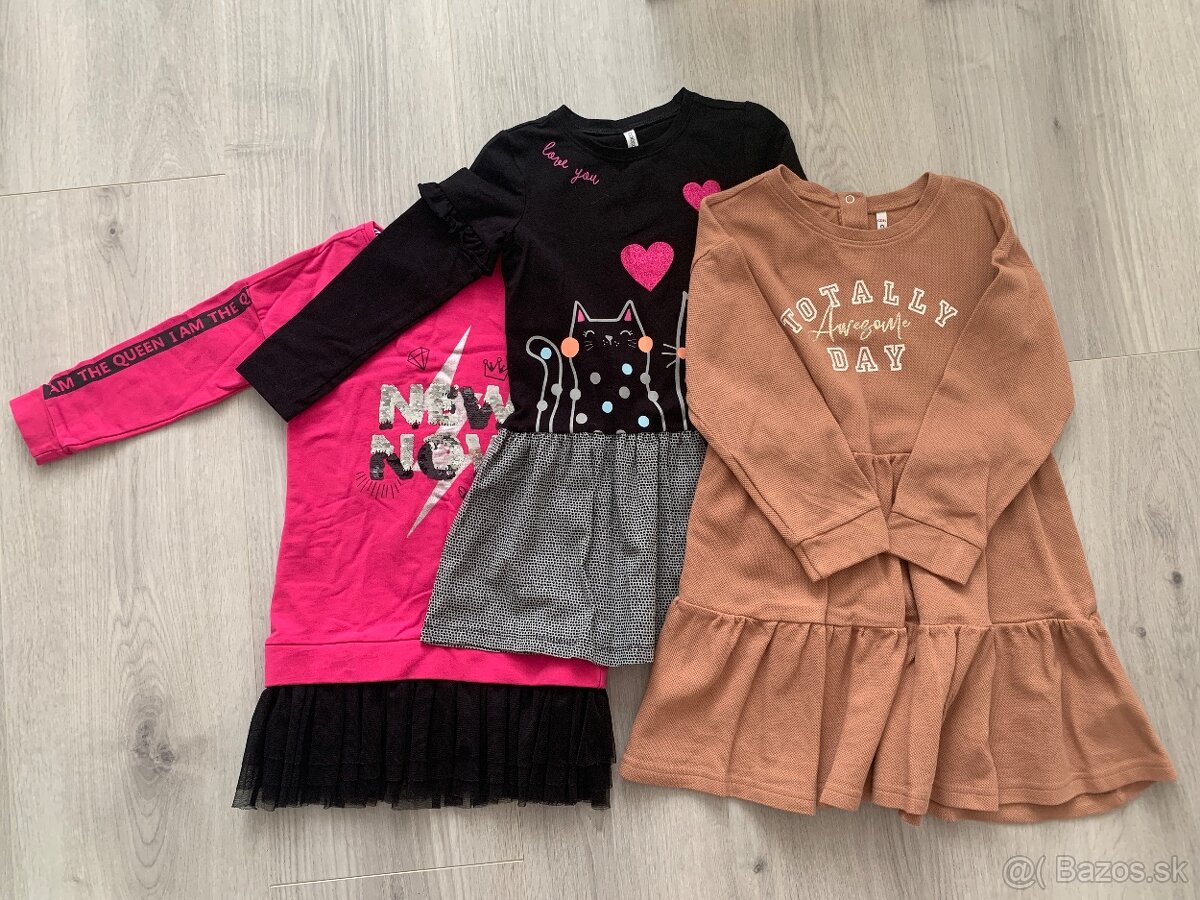 Detské šaty zn. Coccodrillo veľ. 104, 110 a 122