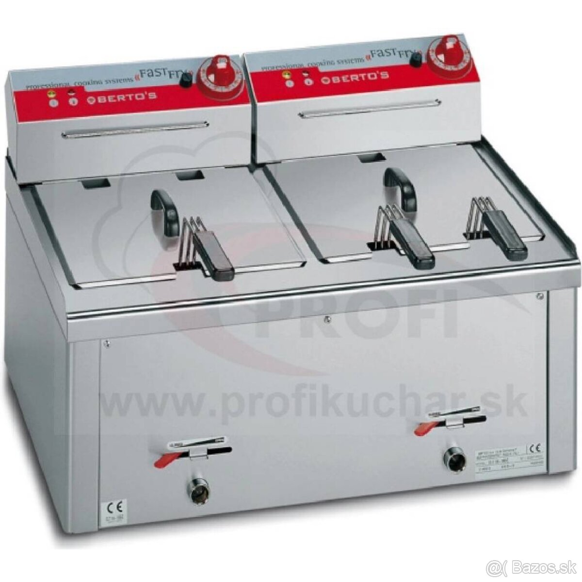 Profesionálna fritéza BERTOS ELT 18+18B-E