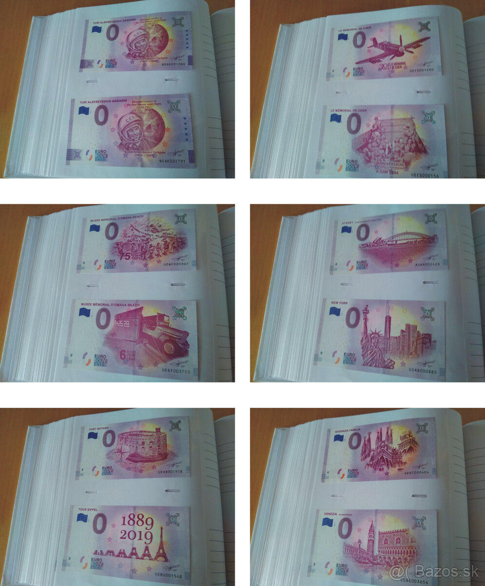 Predám zahraničné 0 eurové bankovky.