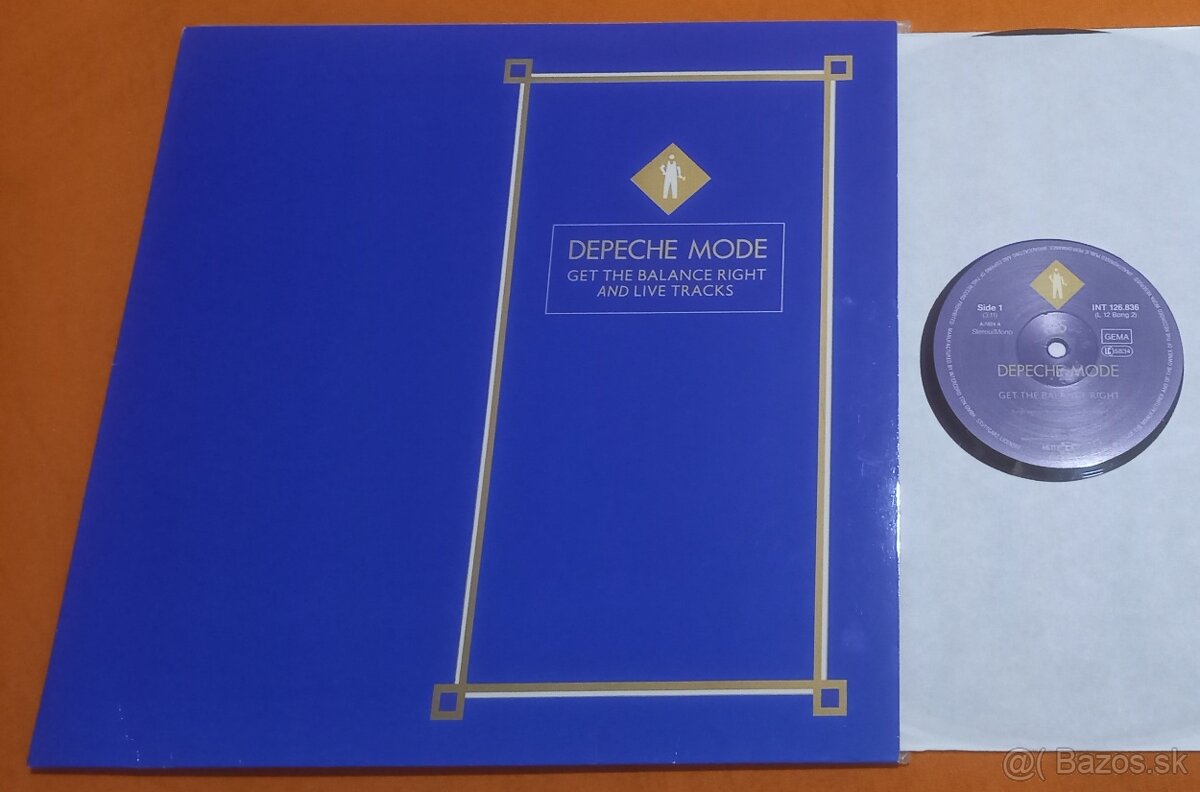 Depeche Mode Germ 12" Get The Balance Right And Live Tracks