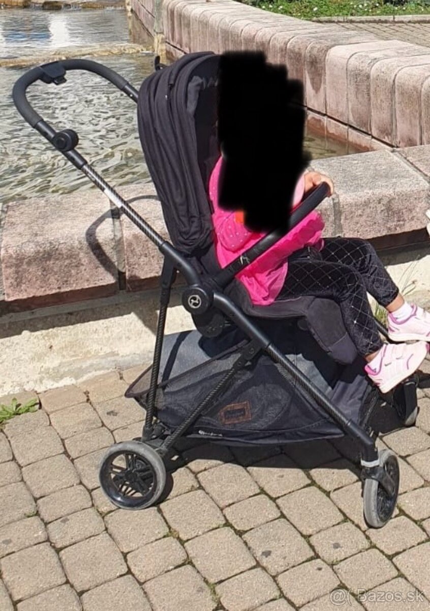 Kočík Melio Cybex Carbon Black