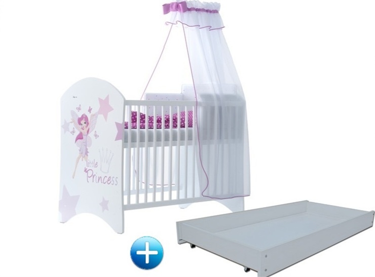 Detská postieľka pre malú princeznú