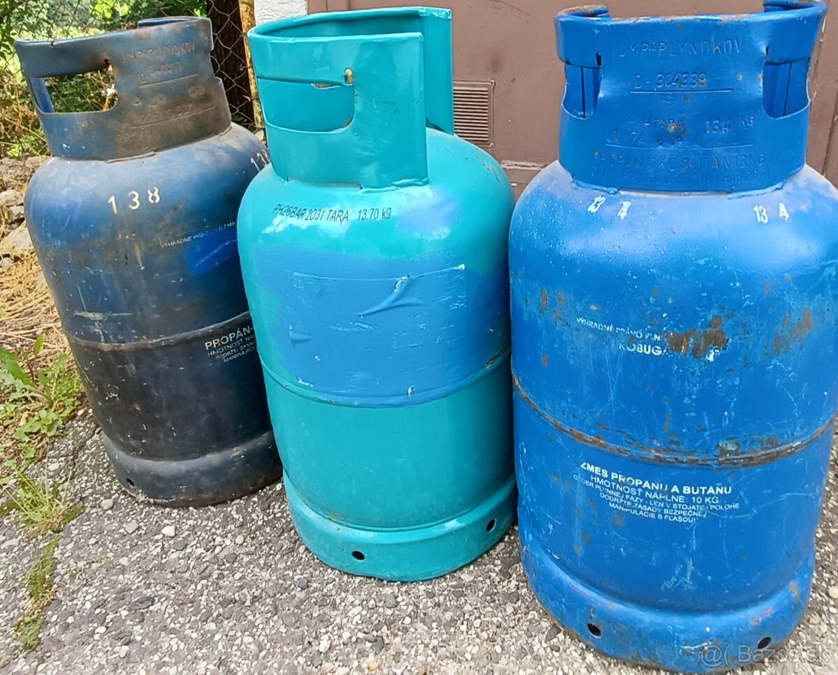 Propán butánové fľaše