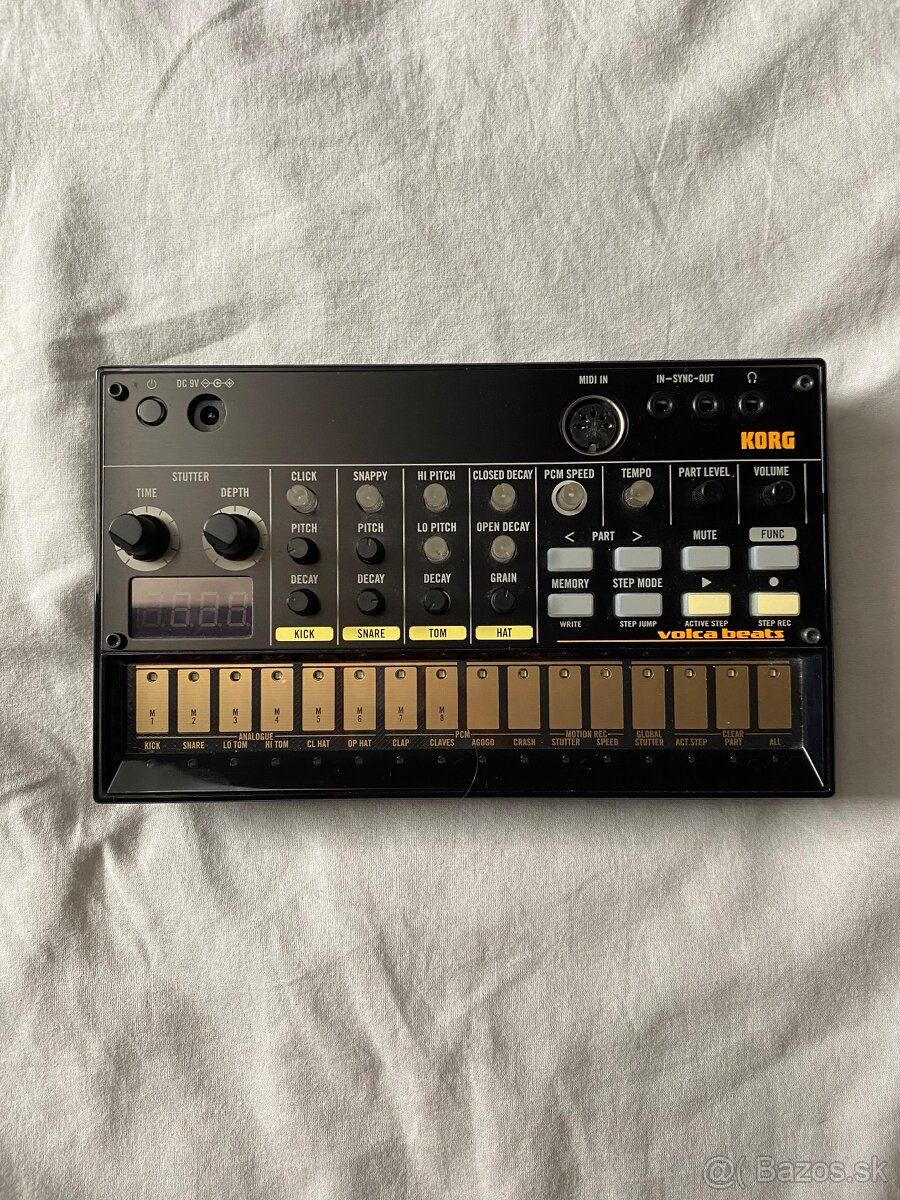 Korg Volca Beats - analógový syntetizátor a sekvencer