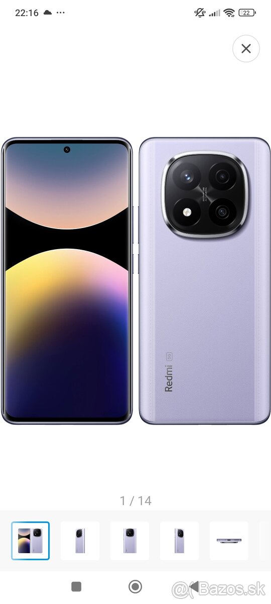 Predám xiaomi redmi note 14 pro +5G