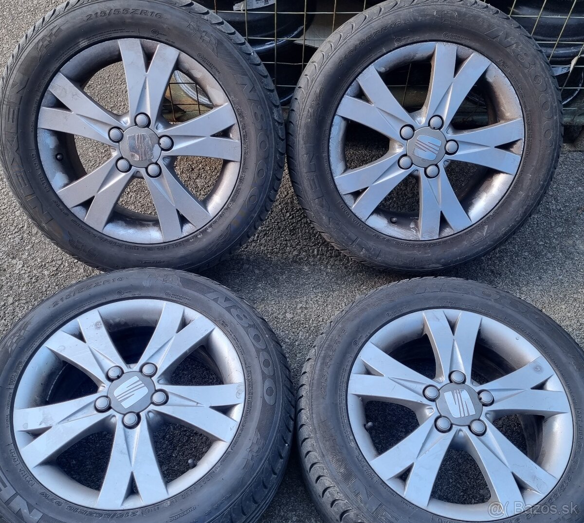 Sada zliat. diskov originál SEAT ALHAMBRA 7M 7Jx16 ET59