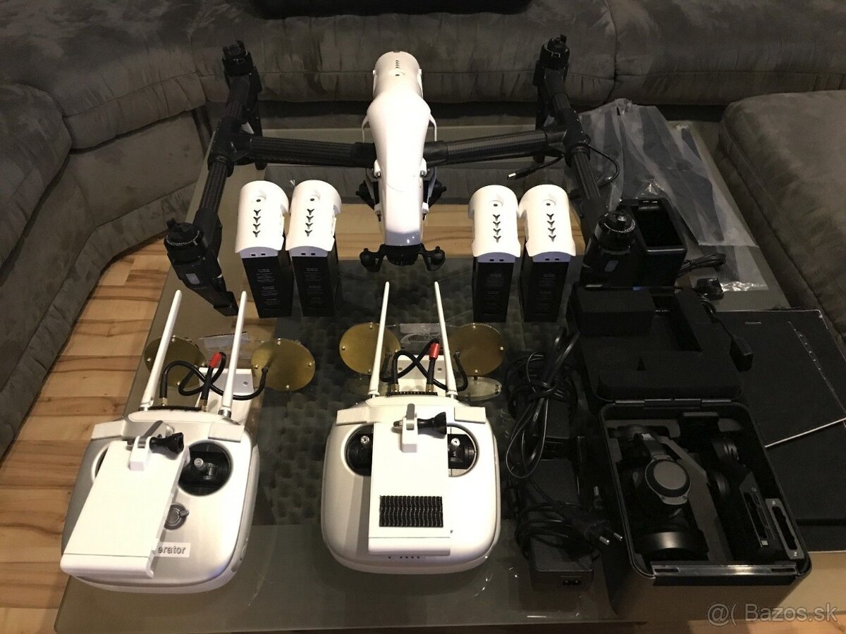DJI Inspire 1 Raw Zenmuse X5R 4K 5 batérií.