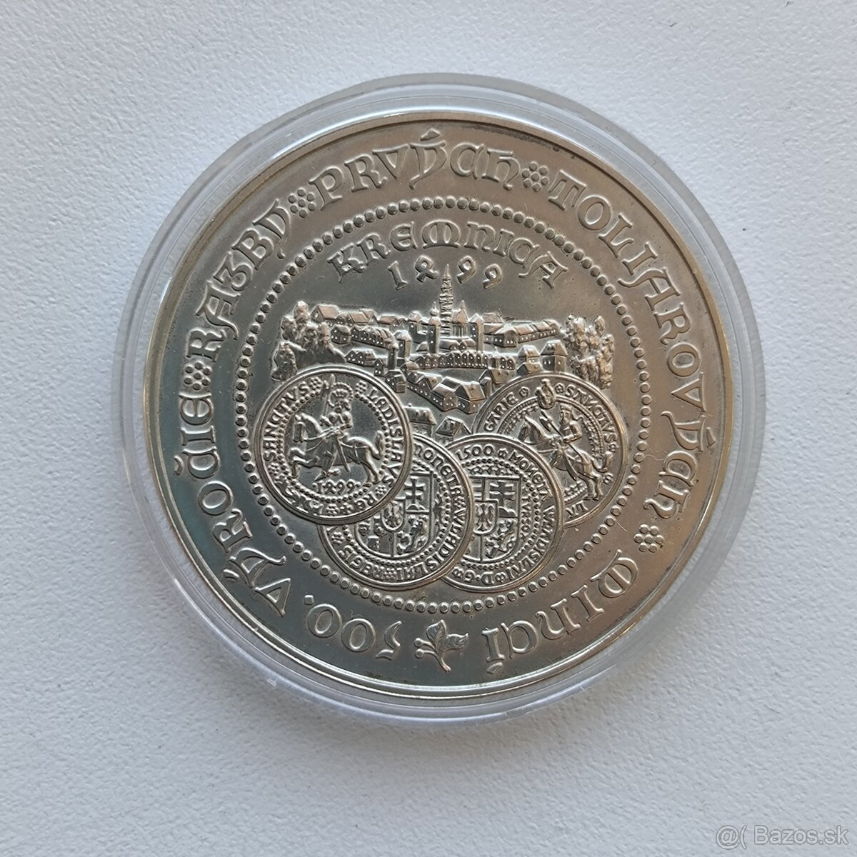 Strieborná minca 500 Sk - Toliar - Guldiner 1499 -1999
