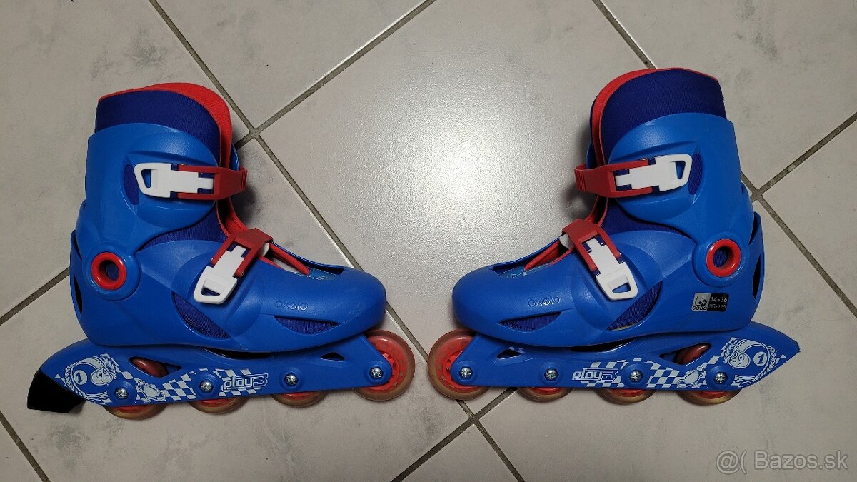 Predám detské inline korčule, veľkost 34-36