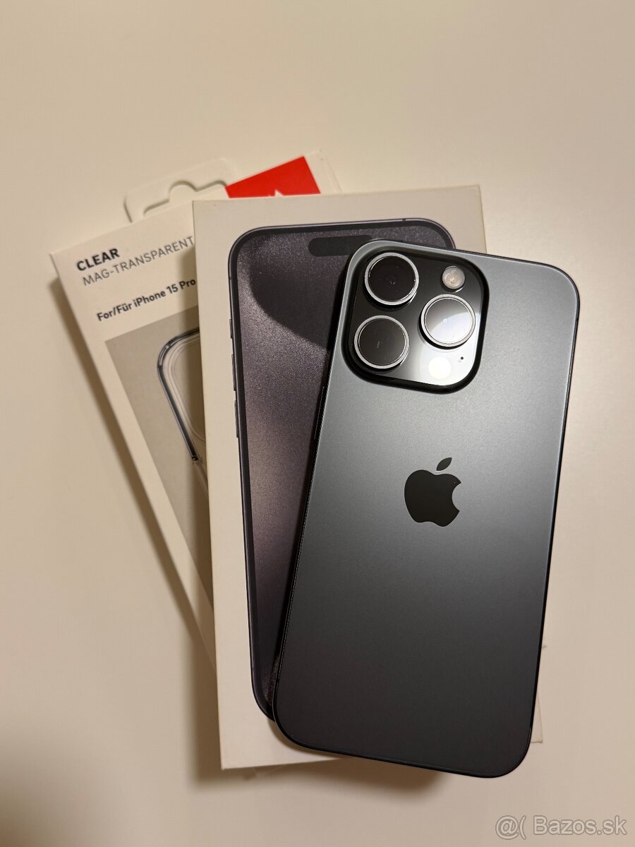 iPhone 15 Pro Black Titanium 256GB