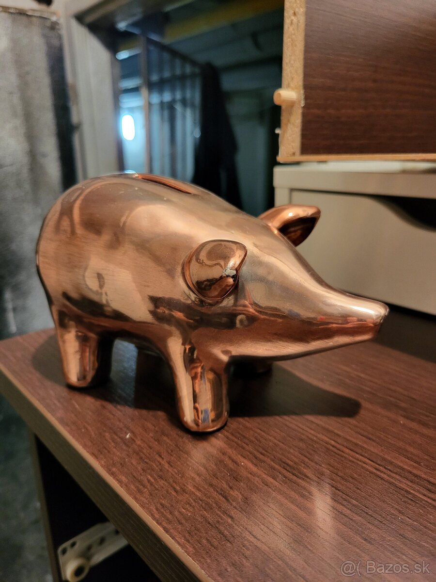 Predám starožitnú prasiatkovú pokladničku