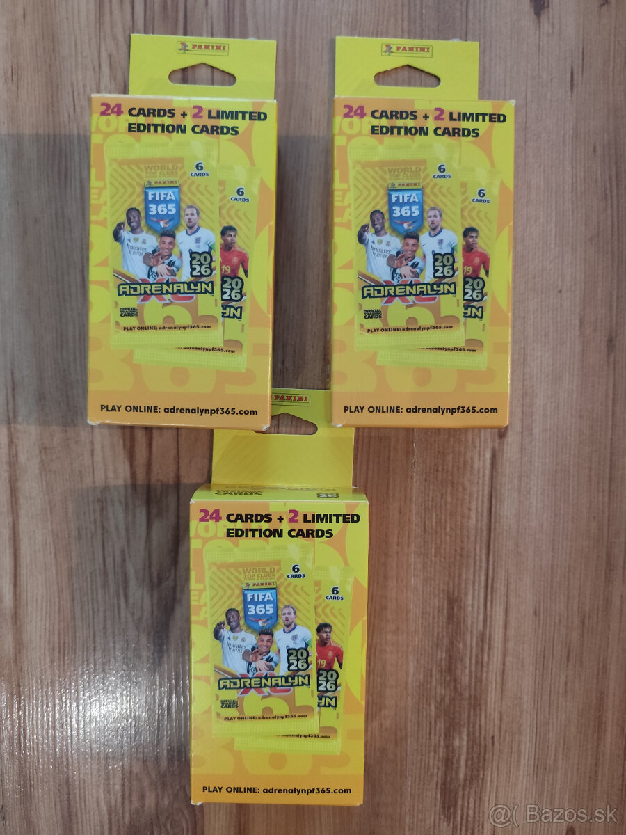 Futbalové kartičky Adrenalyn - Fifa 365 2026 - Eco Blister