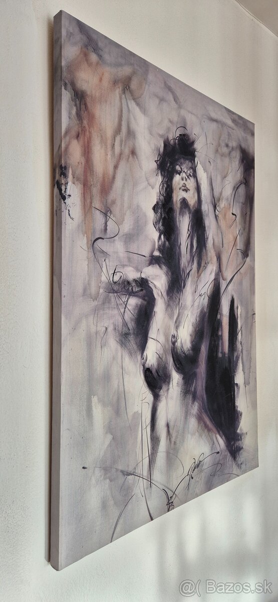 Obraz na plátne žena, akt 90x60 cm