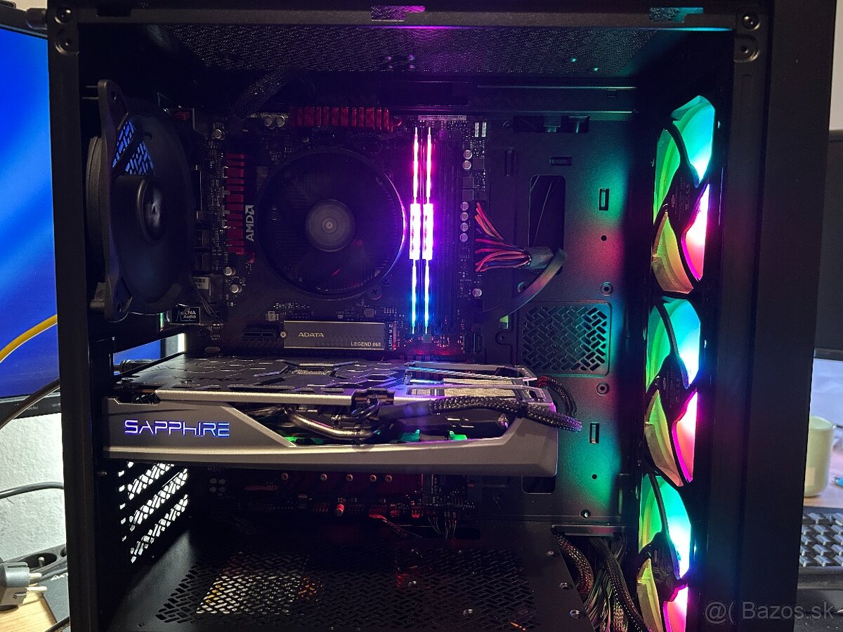 HERNÝ PC - RYZEN 7, 16GB RAM, 1TB SSD, RX5500XT